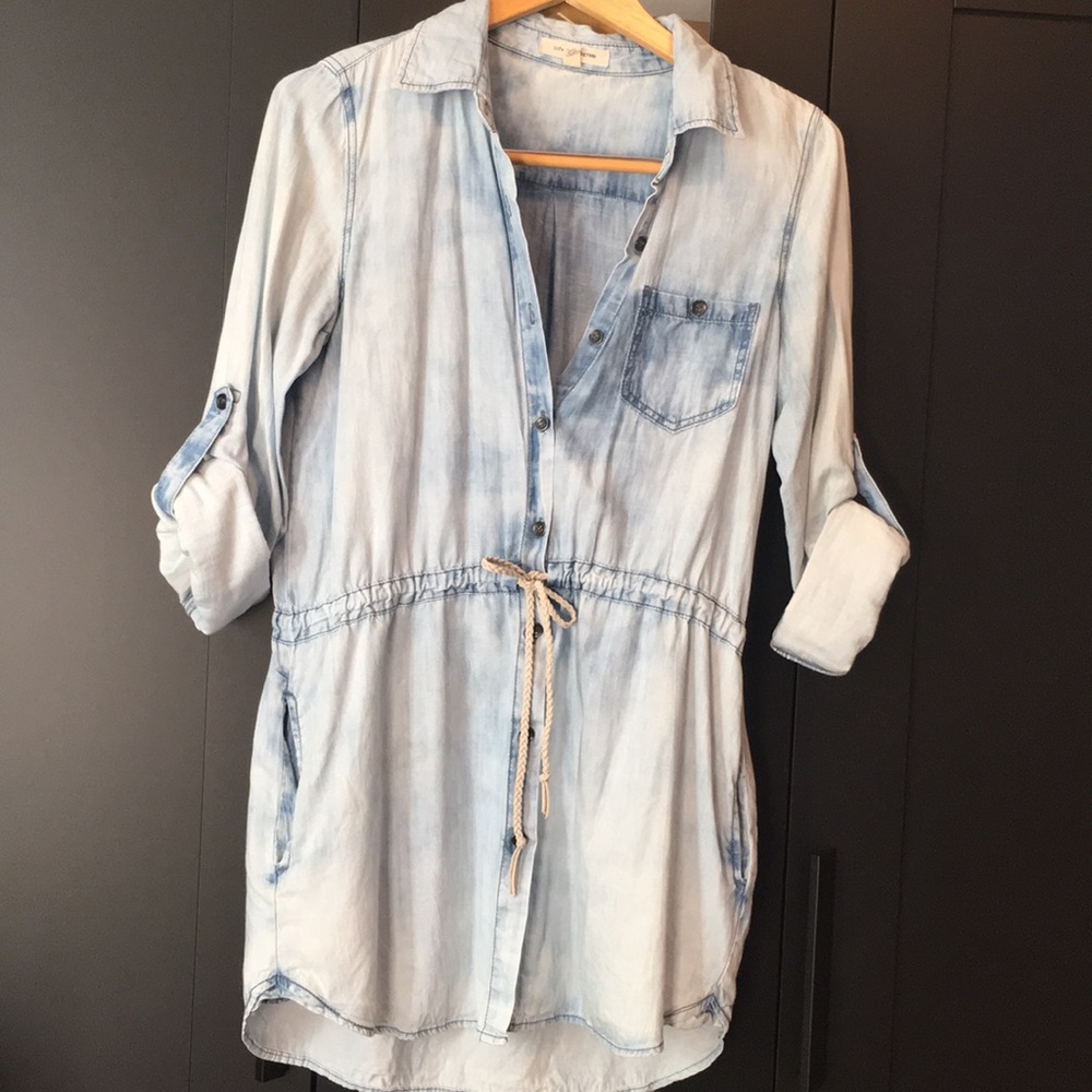 Forever21 Denim Button Up Dress